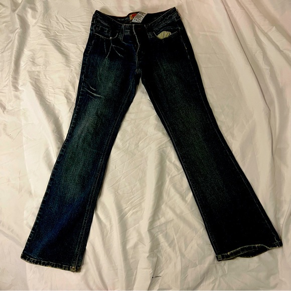 Y2K low rise no boundaries flare jeans - Picture 1 of 4